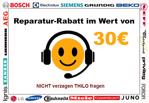 Reparatur Rabatt Gutschein Haushaltsgeräte Potsdam